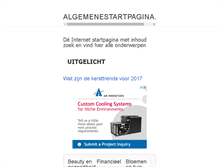 Tablet Screenshot of algemenestartpagina.nl